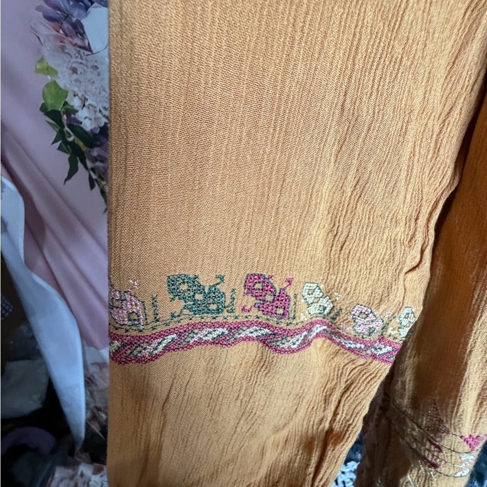 Free People Geo Rhiannon Embroidered Mini Dress Size Small - Picture 5 of 14